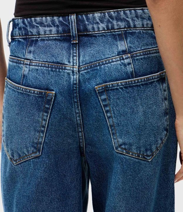 Pantalón de jean Baggy con Cintura Mediana 4