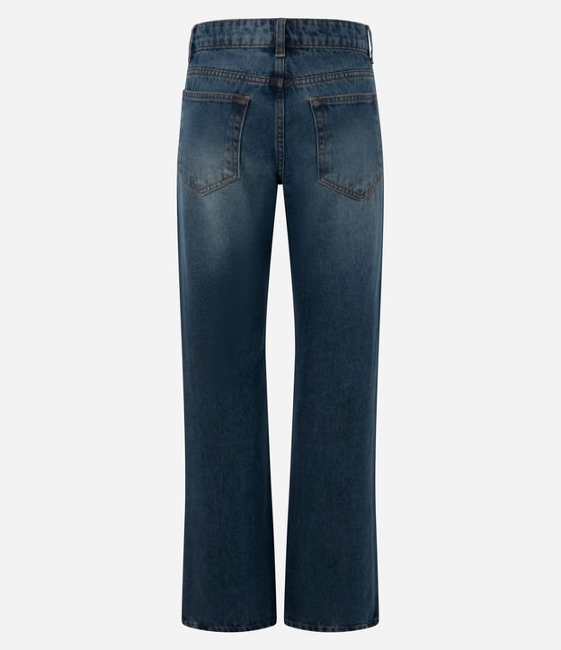 Pantalón Bootcut en Jeans con Cintura Baja y Tachuelas en los Bolsillos 7