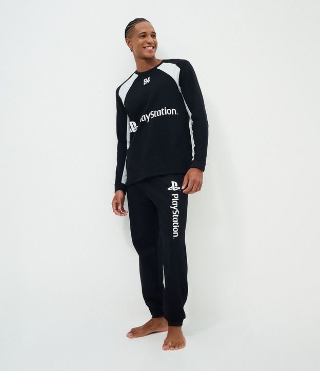 Pijama Largo Licenciado Playstation Oversized