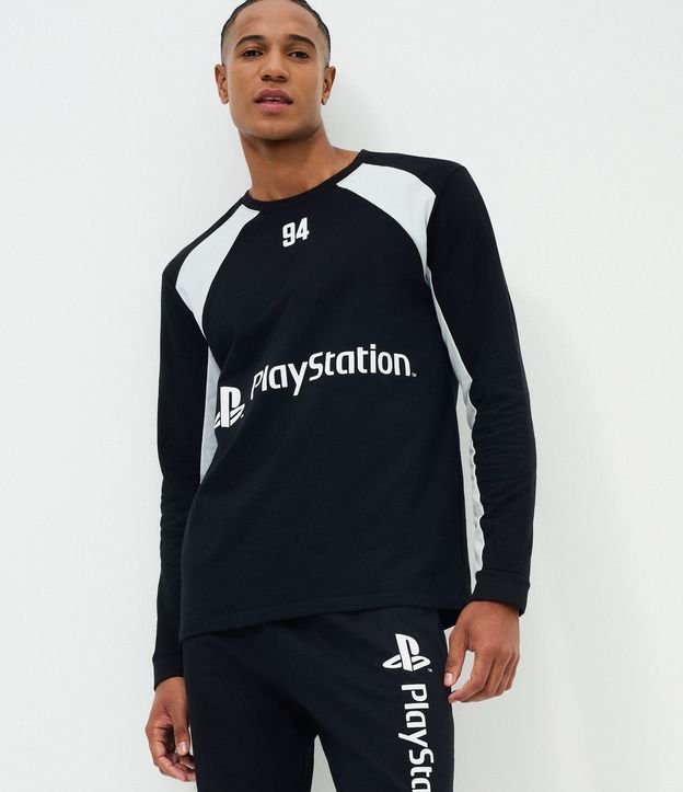 Pijama Largo Licenciado Playstation Oversized 2