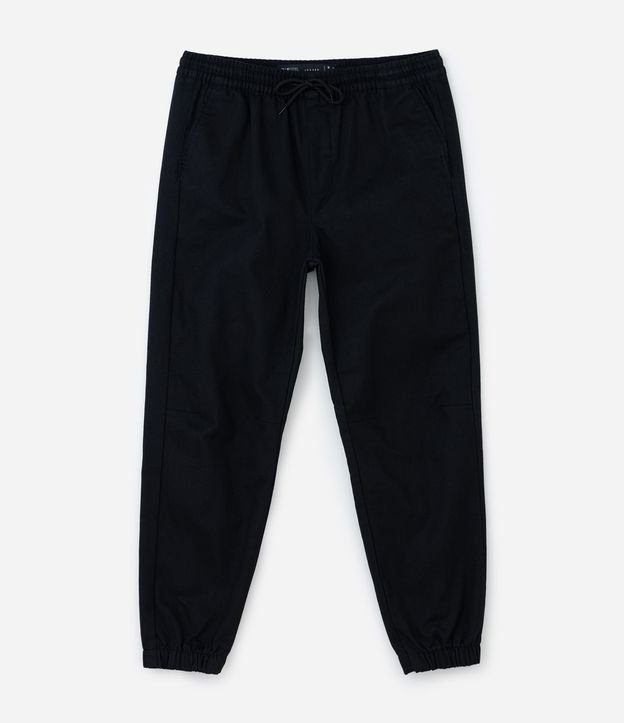 Pantalón Jogger Liso en Sarga 6