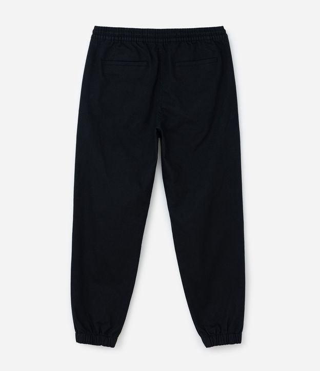 Pantalón Jogger Liso en Sarga 7