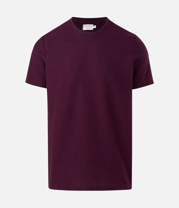 Remera Regular con Textura Colmena 2