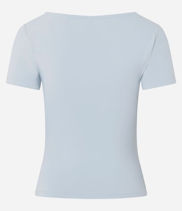 Blusa Manga Corta con Escote Canoa 7