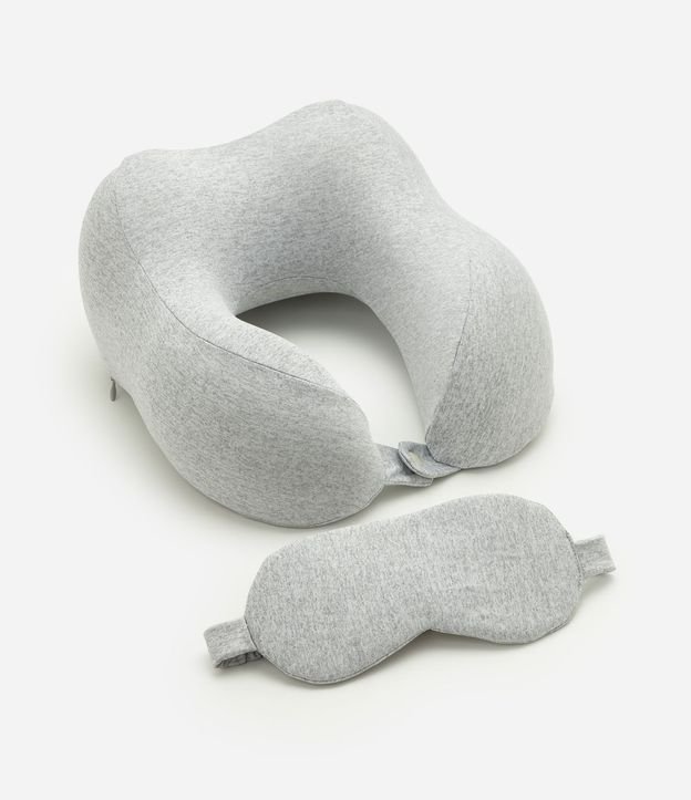 Almohada de Viaje con Máscara de Dormir