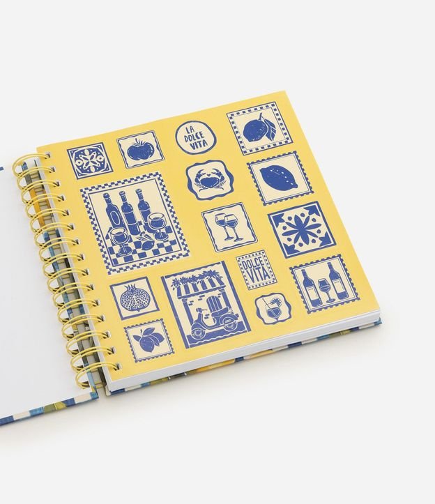 Cuaderno Capa Dura con Estampa de Limón 3