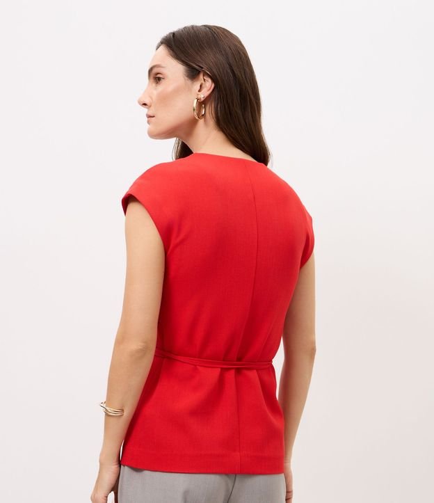 Blusa Sastre Traspasada con Lazo 4