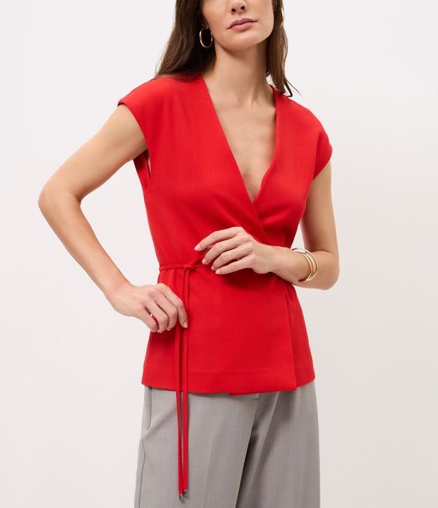 Blusa Sastre Traspasada con Lazo 5