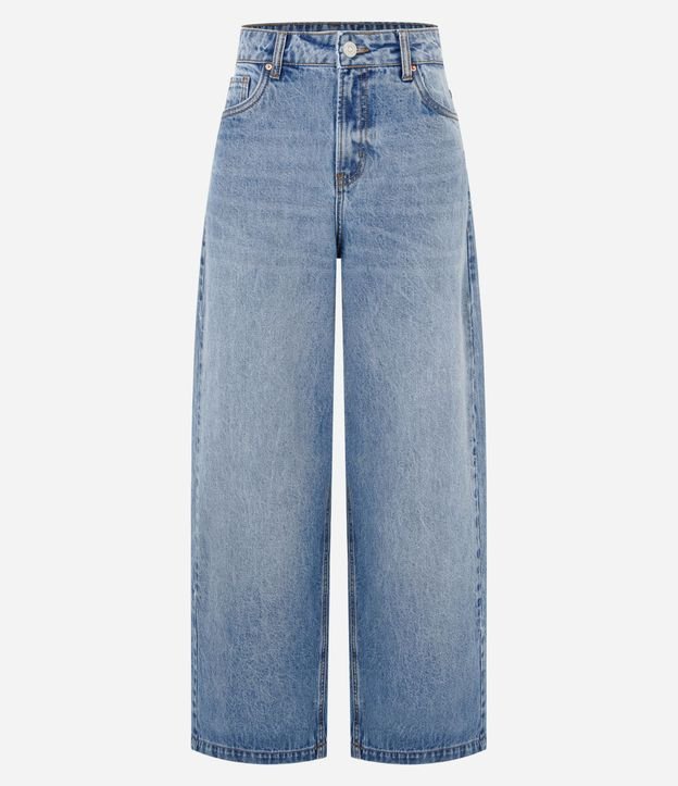Pantalón Wide Leg en Jeans con Cintura Baja 5