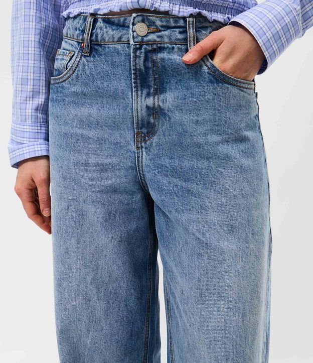 Pantalón Wide Leg en Jeans con Cintura Baja 3