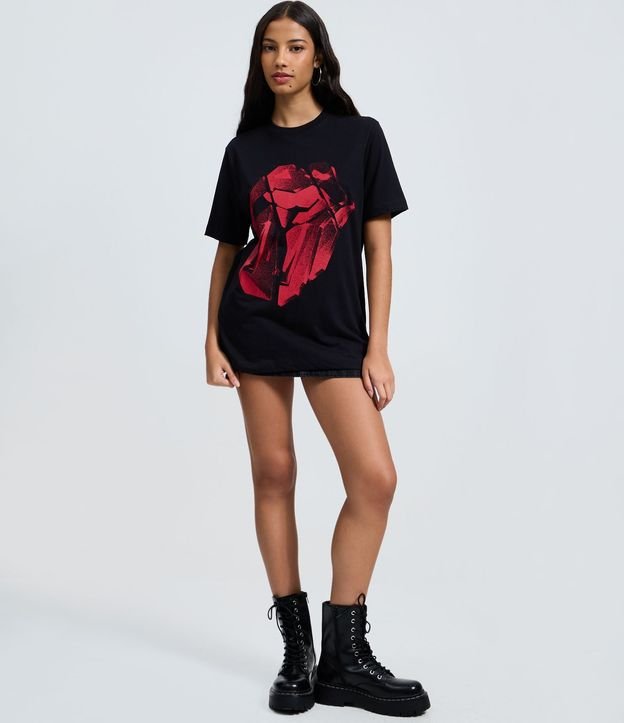 Remera en Algodón con Estampa de Rolling Stones 2