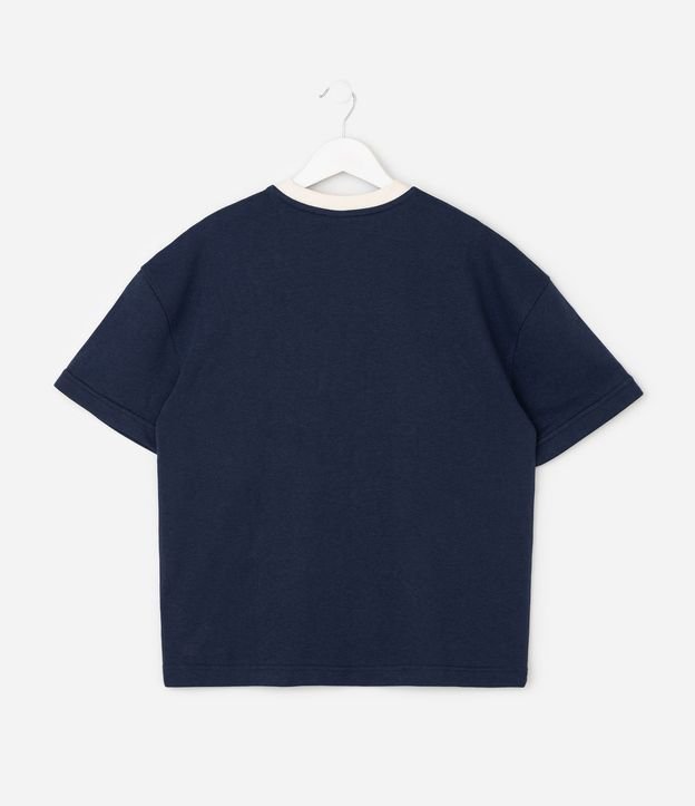 Remera Regular con Lettering en Bordado Infantil - Talle 5 a 14 años 3