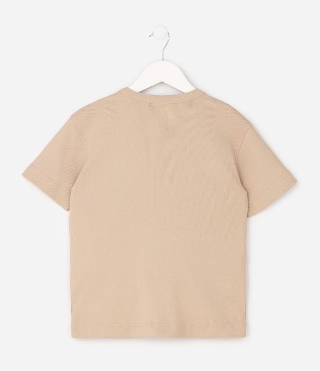 Remera Regular Infantil en Algodón con Cuello Henley – Talle 5 a 14 años 3