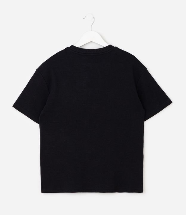 Remera Relaxed Infantil en Algodón con Estampado Lettering – Talle 5 a 14 años 3