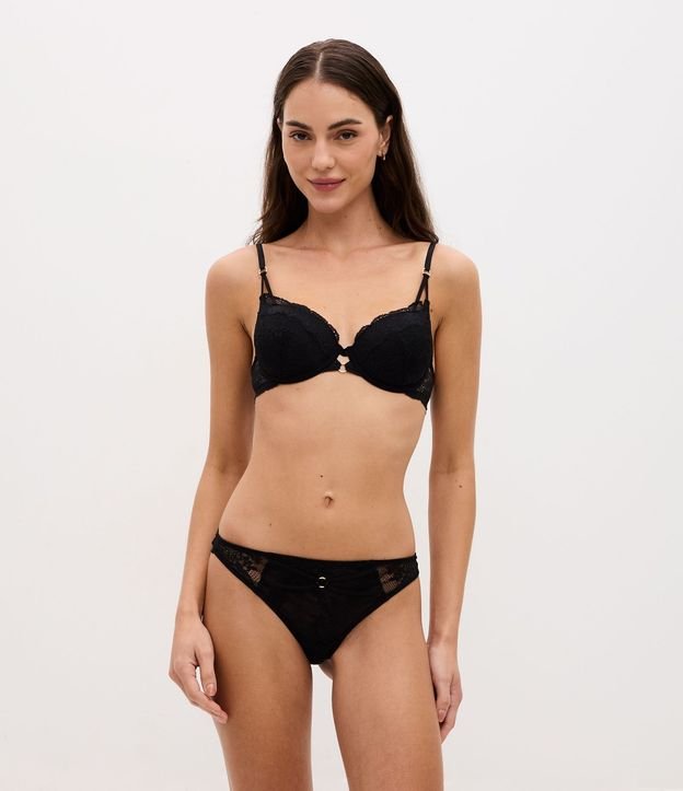 Bombacha Bikini en Encaje Floral 2