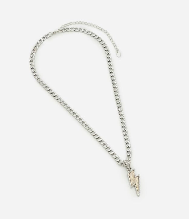 Collar Cadena Colgante Rayo Tachonado 2