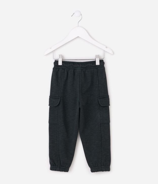 Pantalón Infantil en Algodón Cargo con Cordón - Talle 1 a 6 años 2