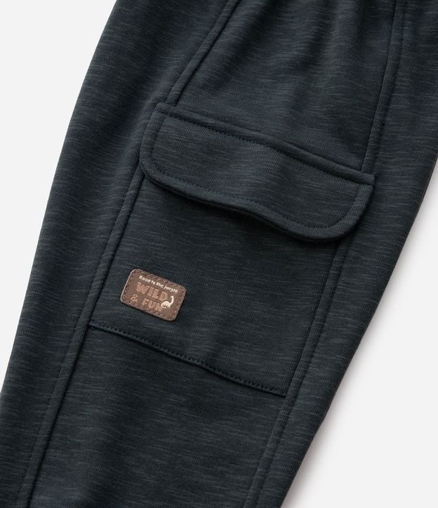 Pantalón Infantil en Algodón Cargo con Cordón - Talle 1 a 6 años 4