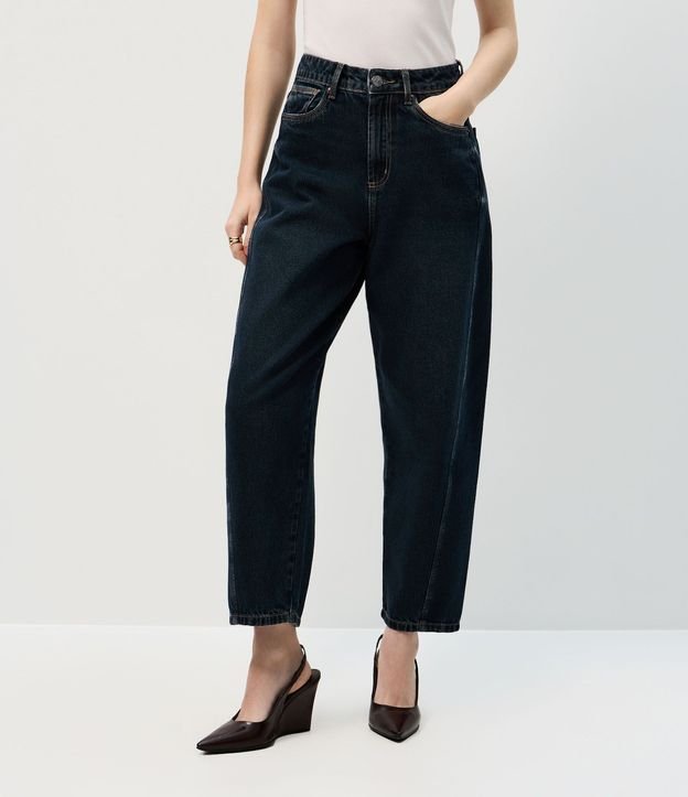 Pantalón de Jean New Carrot Remaches con Cintura Alta 3
