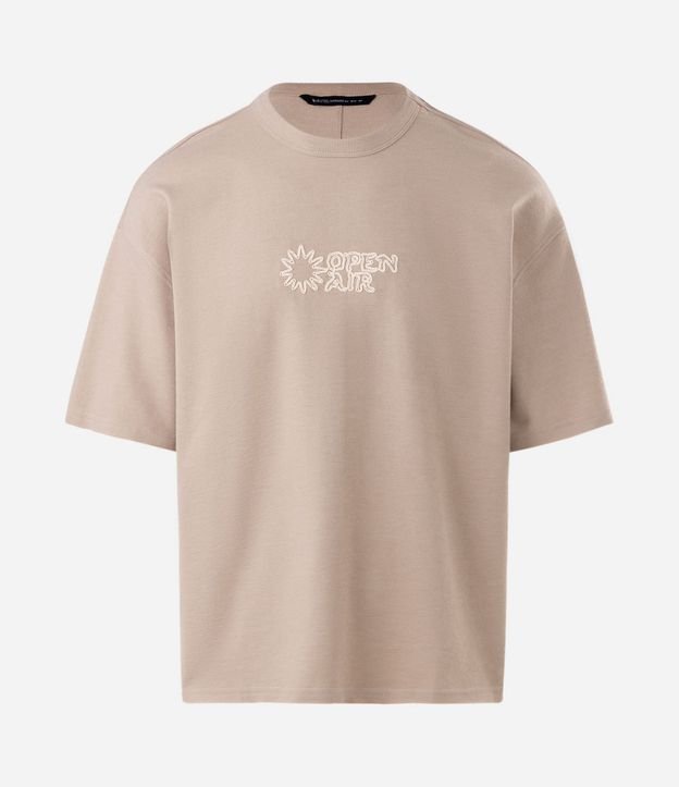 Remera Manga Corta con Lettering Open Air 5
