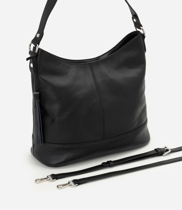Cartera Hobo Grande en Cuero con Ajuste en el Asa 8