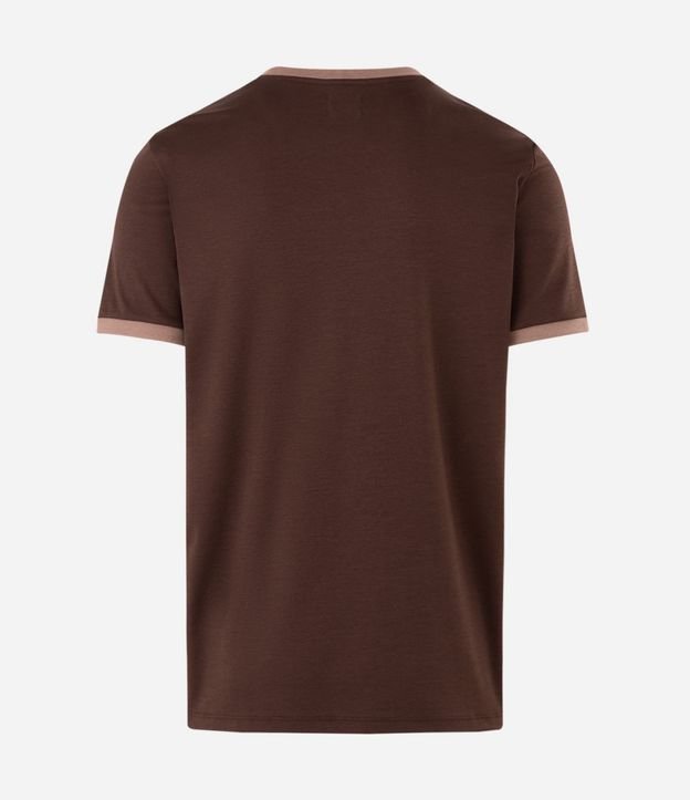 Remera Manga Corta con Cuello Contrastante 5