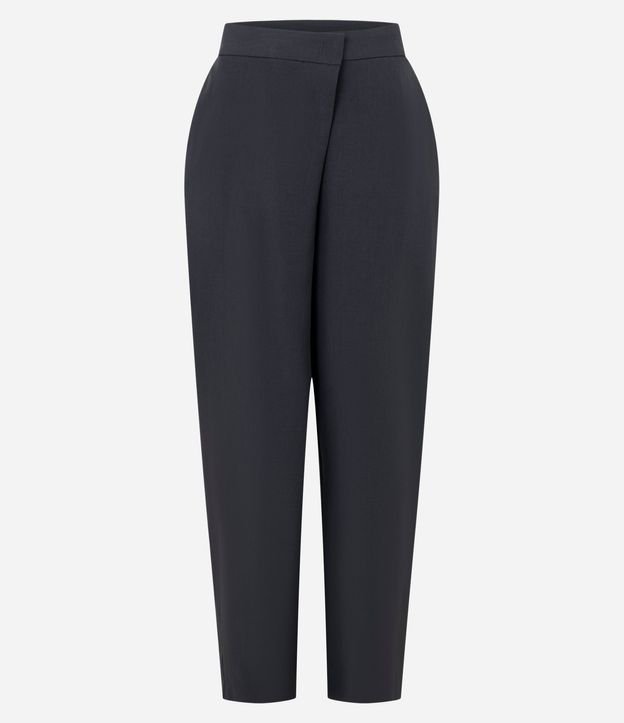 Pantalón Sastrer con Tiro Alto y Cruce Frontal 5
