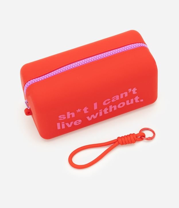 Neceser Mediana en Silicone con Lettering Delantero 5