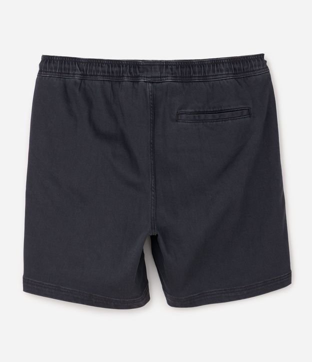 Bermuda Sarga Lavada con Cintura Elástica 5