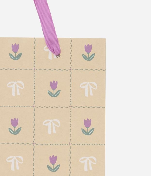 Bolsa de Regalo Pequeña con Estampado de Tulipas 2