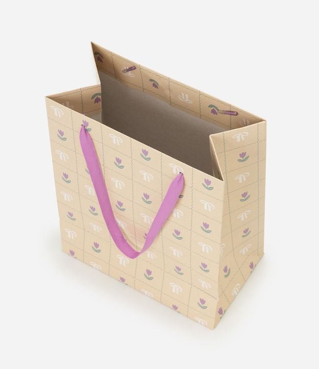 Bolsa de Regalo Pequeña con Estampado de Tulipas 3