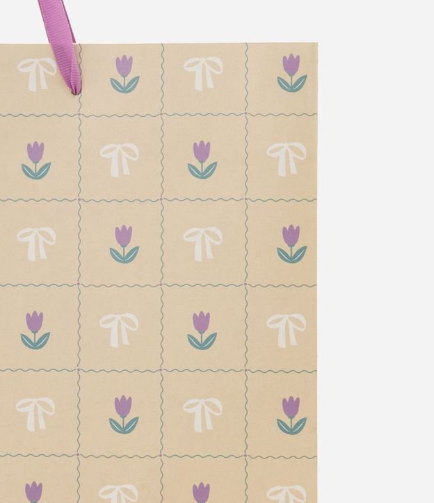 Bolsa de Regalo Mediana con Estamp de Tulipanes 2
