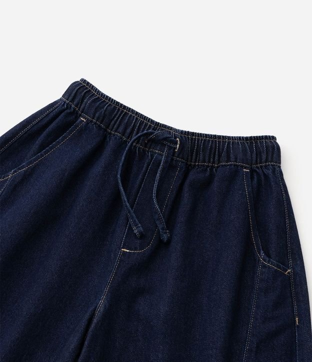 Pantalón de Jean Infantil Barrel en Algodón con Recortes - Talle 5 a 14 años 7