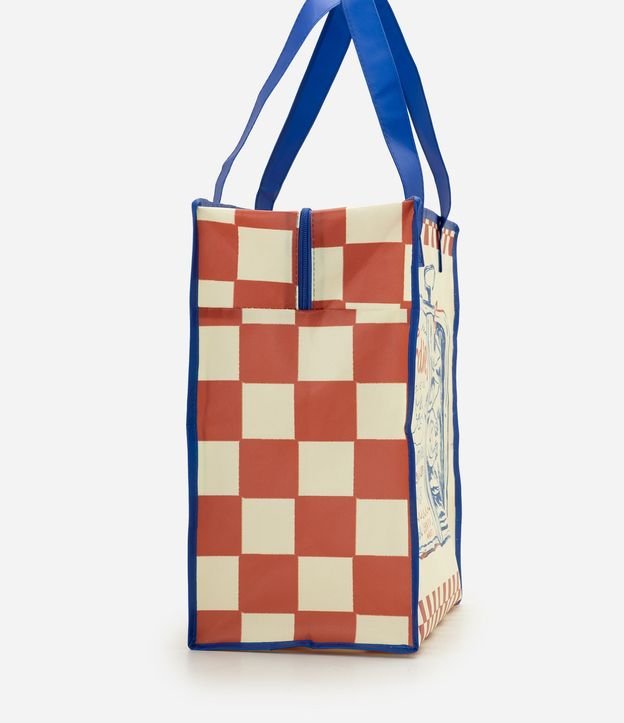 Bolsa de Compras con Estampa de Cuadros 2