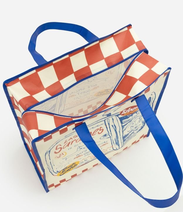 Bolsa de Compras con Estampa de Cuadros 5