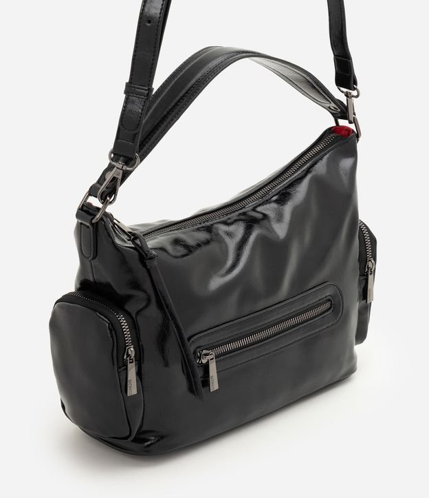 Cartera Shoulder Mediana en PU con Breteles Ajustable 7