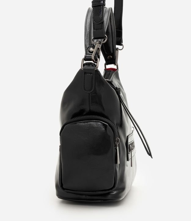 Cartera Shoulder Mediana en PU con Breteles Ajustable 8