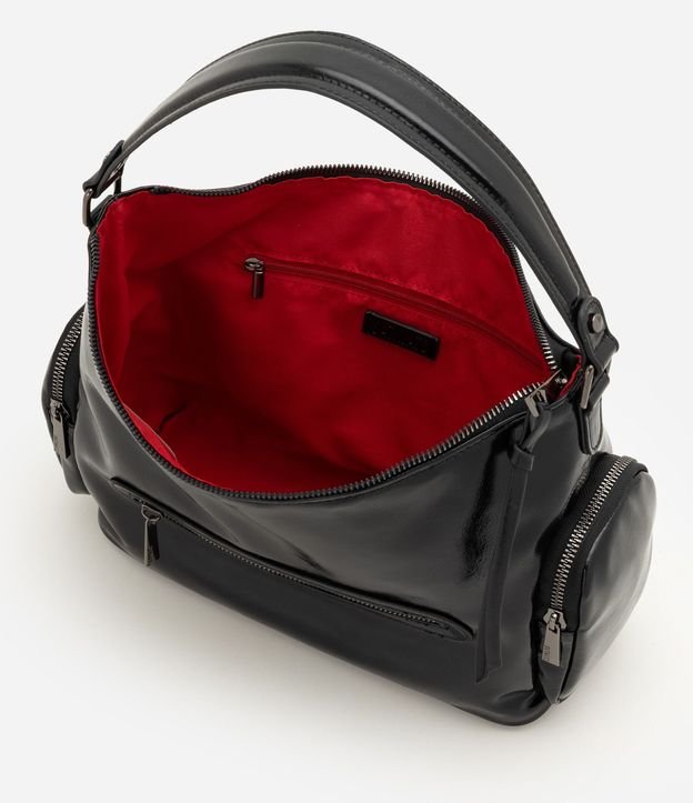 Cartera Shoulder Mediana en PU con Breteles Ajustable 5