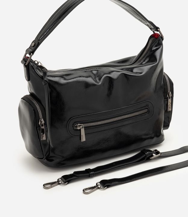 Cartera Shoulder Mediana en PU con Breteles Ajustable 6