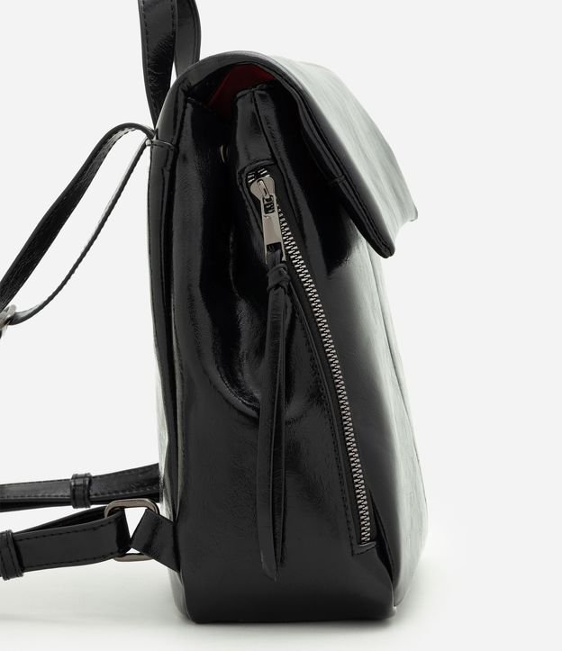 Mochila en PU con Forro Interno Contrastante 4