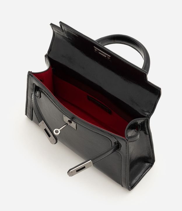Cartera Transversal Estructurada en PU con Asa Ajustable 5