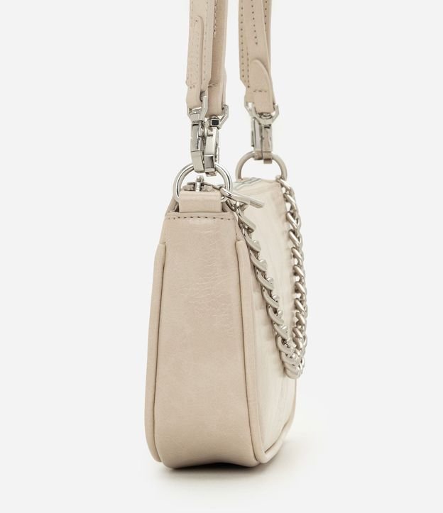 Cartera Baguette Pequeña con Cadena Metálica 2