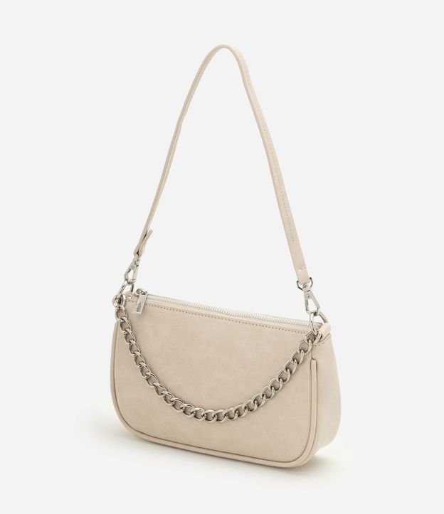 Cartera Baguette Pequeña con Cadena Metálica 4