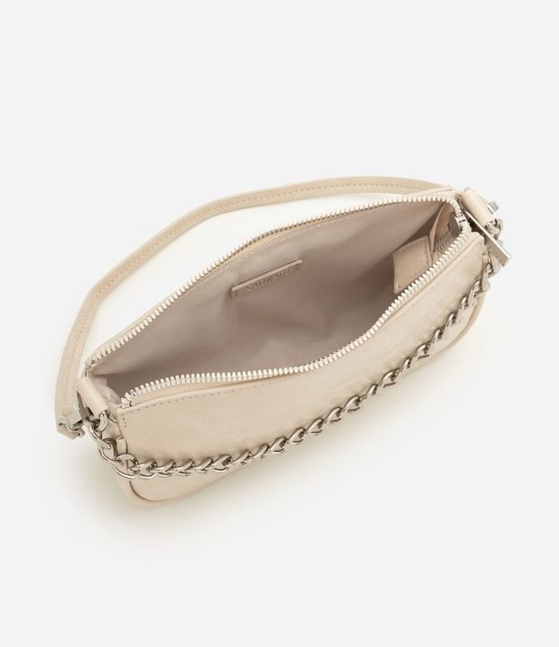 Cartera Baguette Pequeña con Cadena Metálica 6
