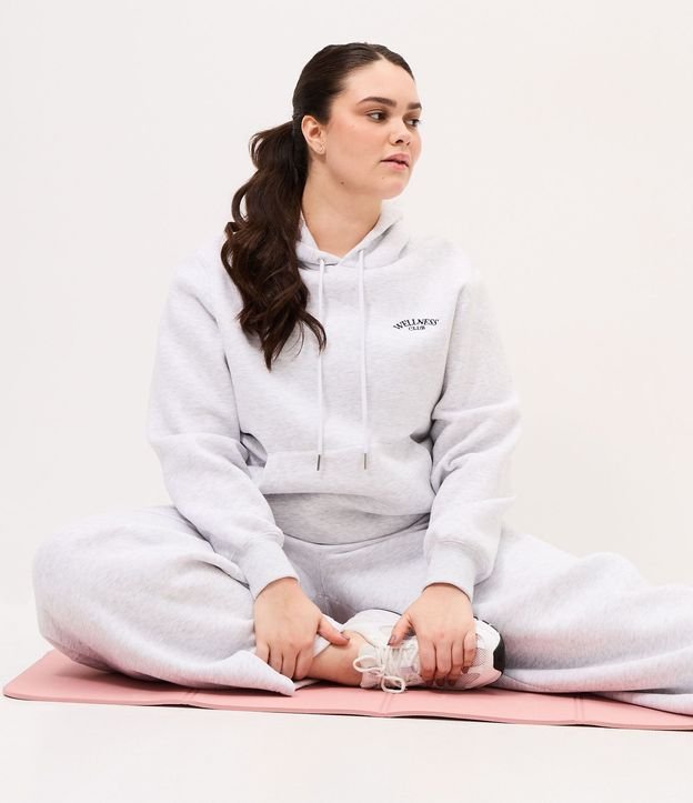 Algodón Deportivo con Capucha Curve & Plus Size