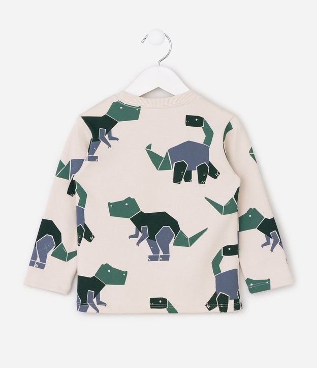 Remera Infantil Manga Larga Estampado Dinosauros – Talle 1 a 6 años 3
