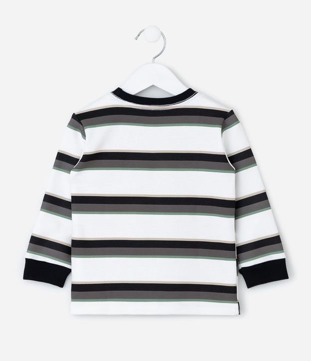 Remera Infantil Rayada en Suedine – Talle 1 a 5/6 años 3