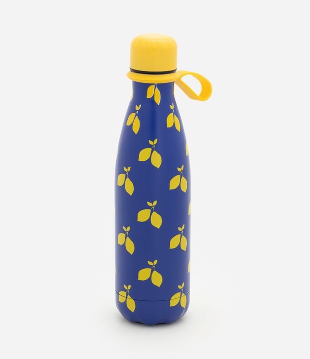 Botella en Acero Inoxidable con Asa de Silicone 500ml