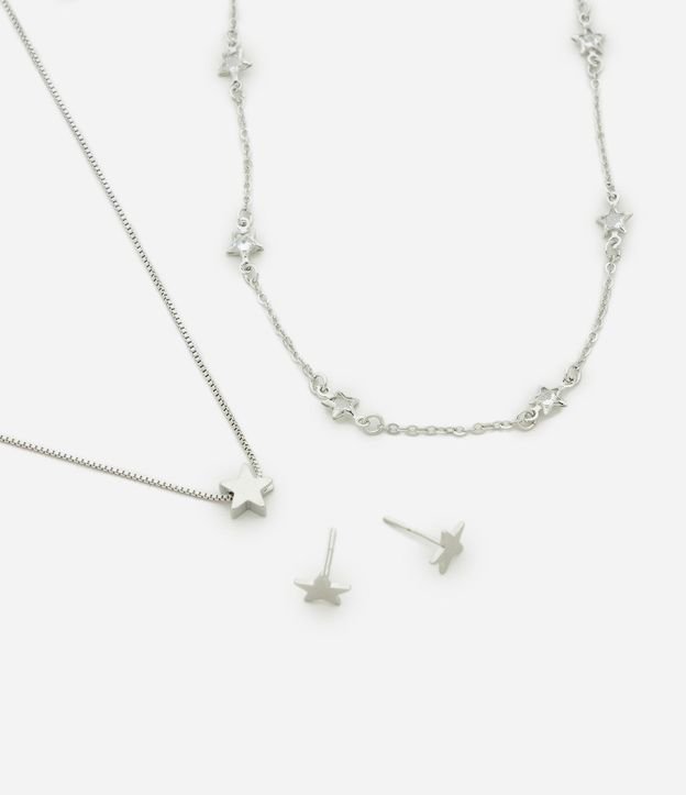 Conjunto de Collar Capas y Caravanas con Formato Estrella