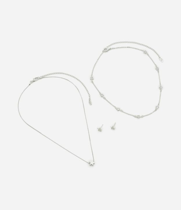 Conjunto de Collar Capas y Caravanas con Formato Estrella 2